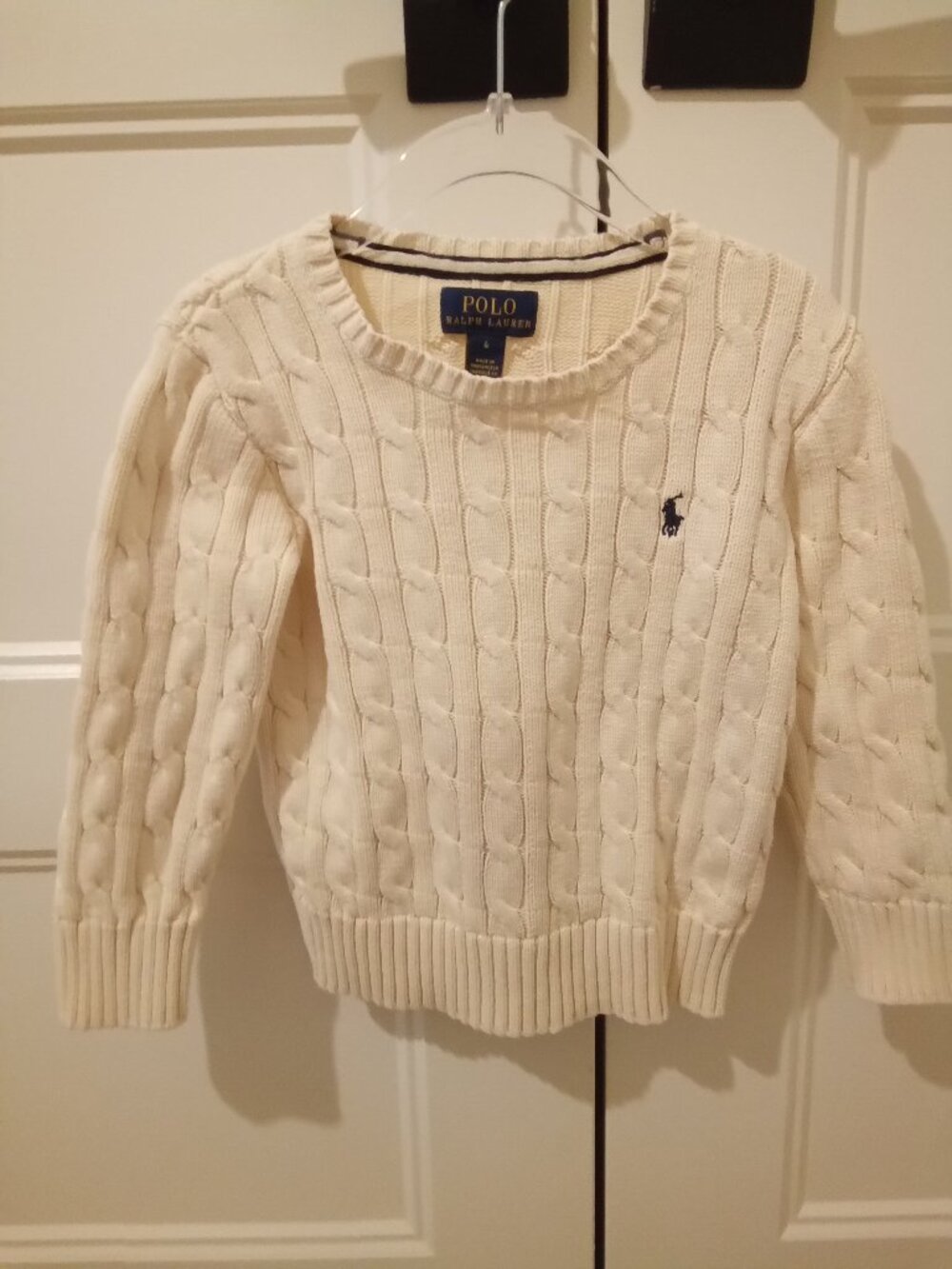 Polo Ralph Lauren Cable-Knit Cotton Sweater Boys size 4